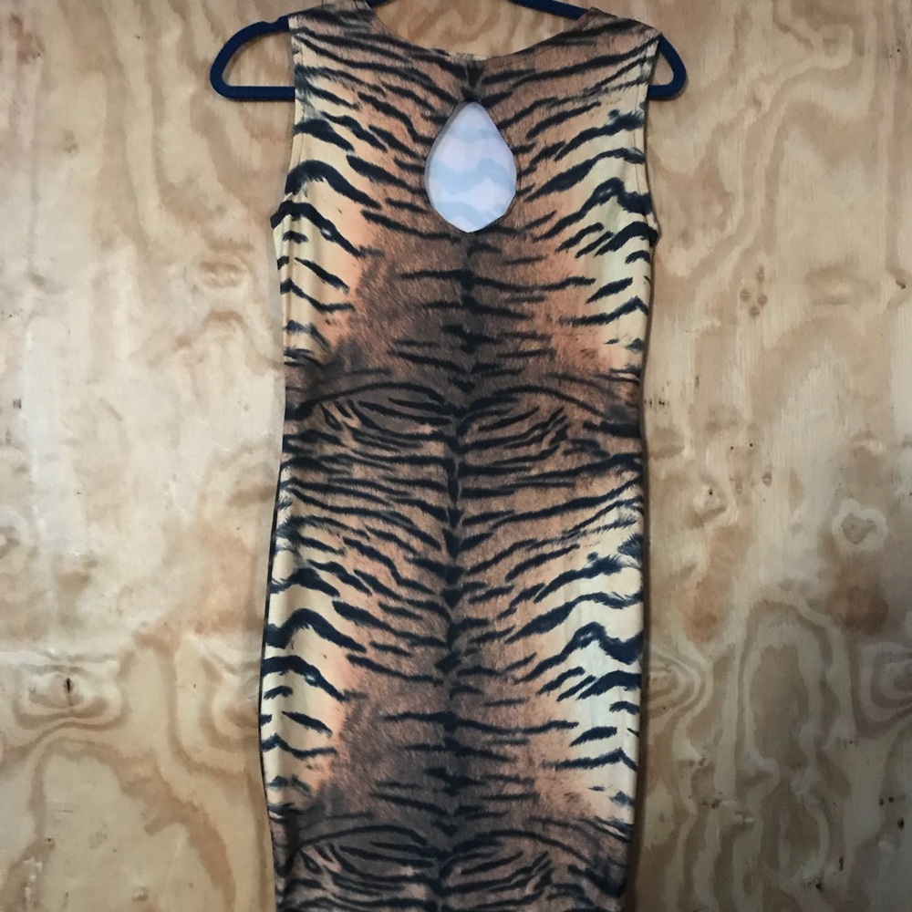 Tiger print dress